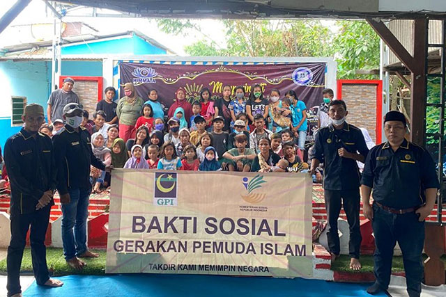 GPI Bekerjasama Dengan Kemensos dan PD Pasar Jaya Baksos Bagikan Sembako