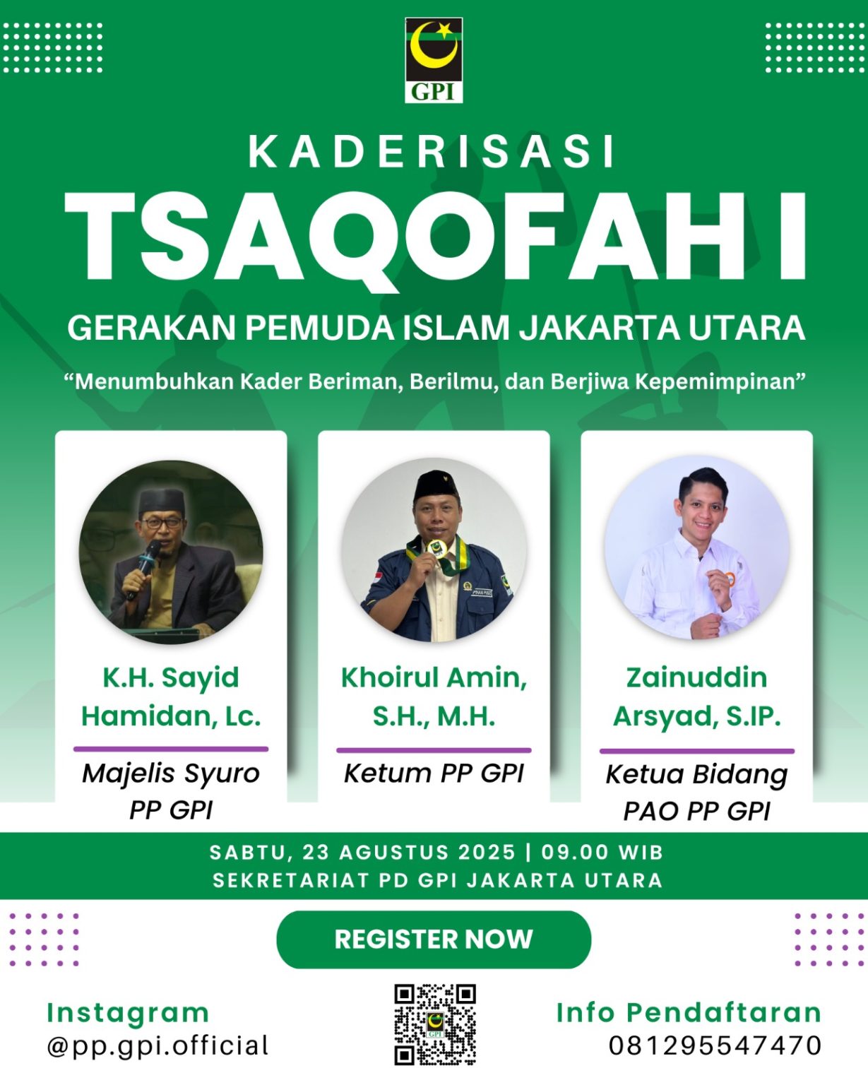 Kaderisasi "Tsaqofah 1" Pimpinan Daerah Jakarta Utara